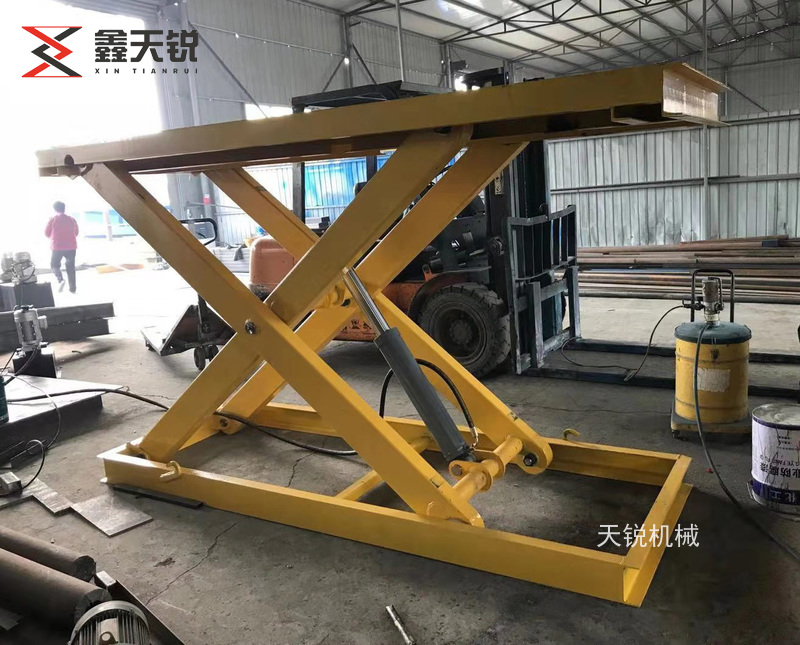 大连单剪叉固定式液压升降机